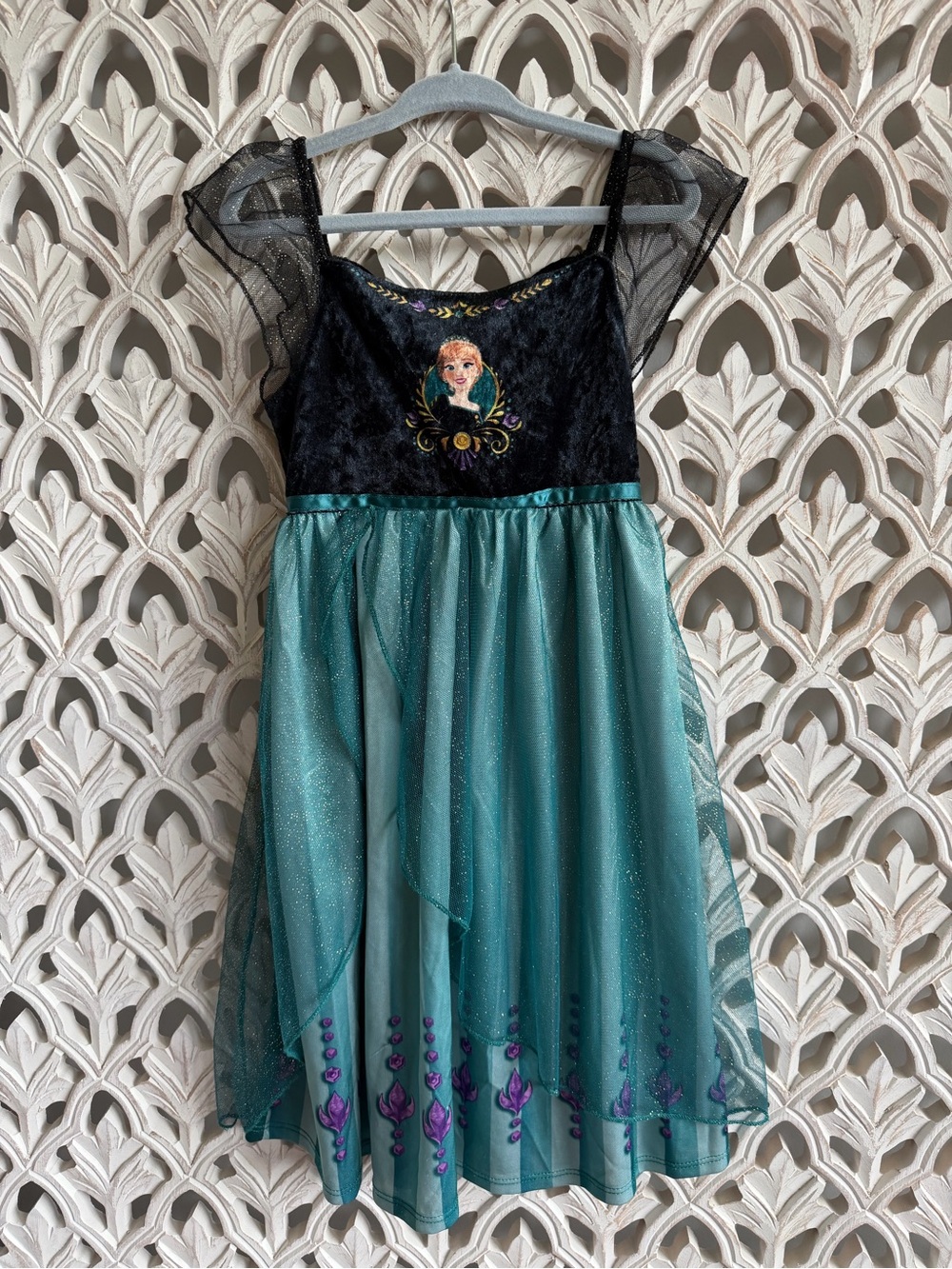 Disney Frozen 2 Anna Velvet Tulle Princess Dress Size 3T